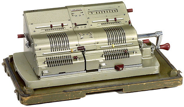 Twin Calculator "Brunsviga Mod. D13 R-1" From German