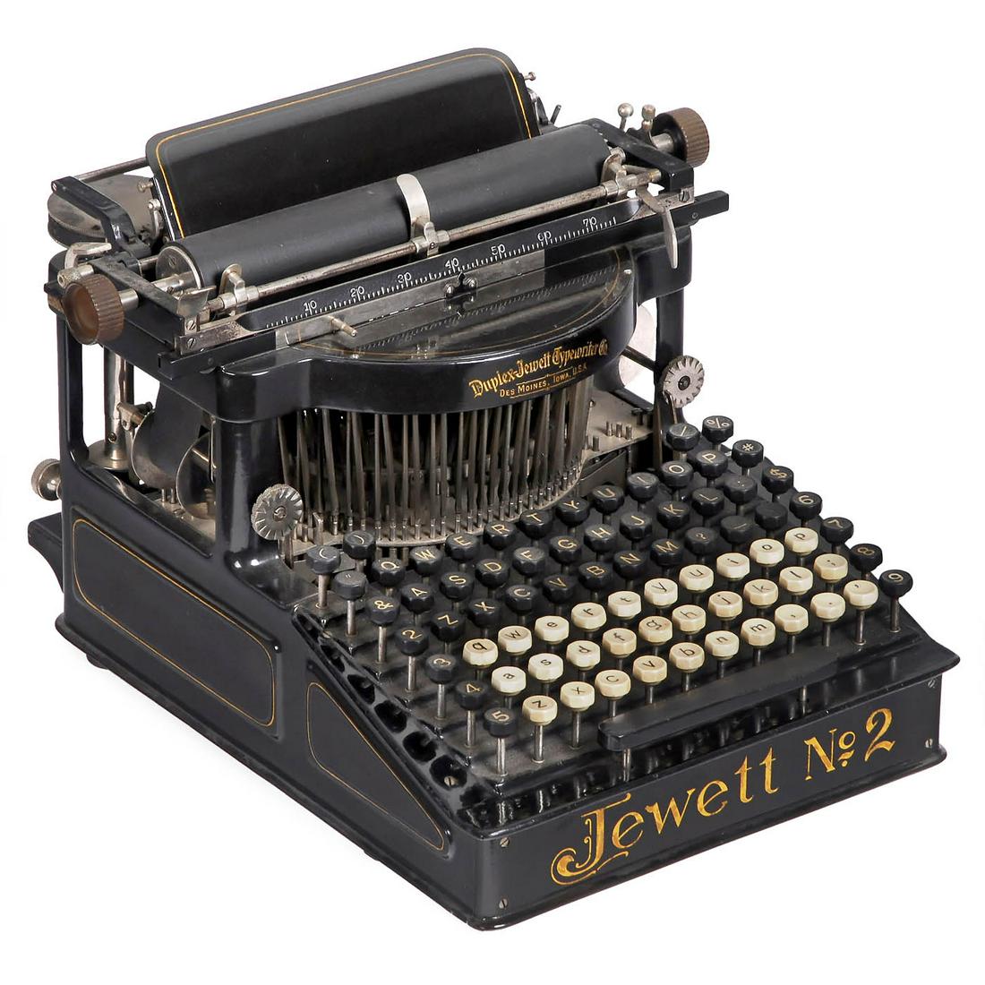 Jewett No. 2 Typewriter, 1898 (1 of 2)