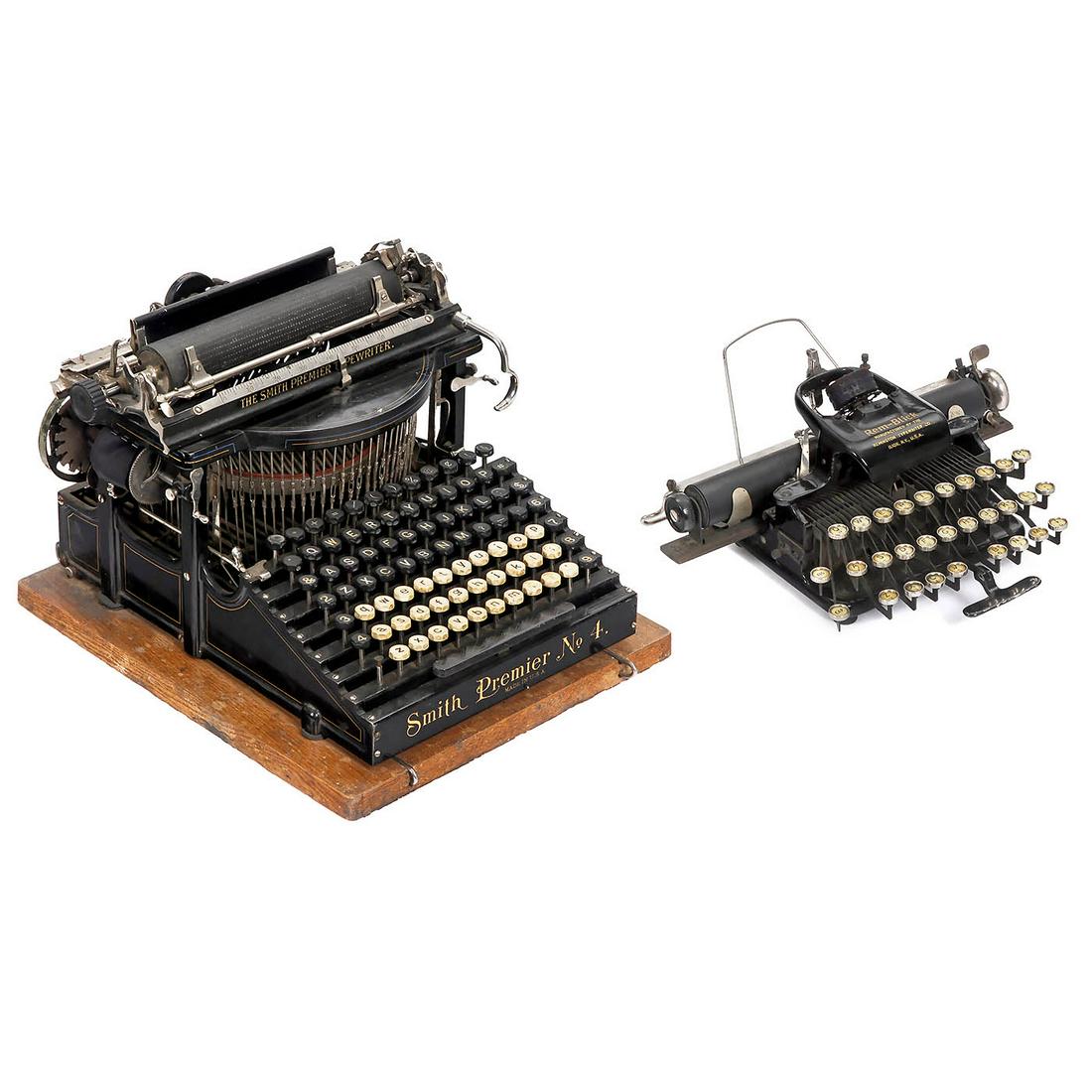 Two American Typewriters "Smith Premier" and "Rem-Blick" (1 of 3)