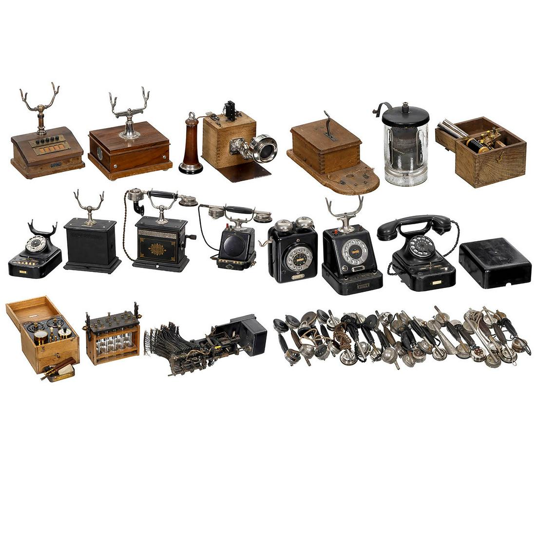 Parts and Accessories for Historical Telephones, c. 1890 onwards. (1 of 7)