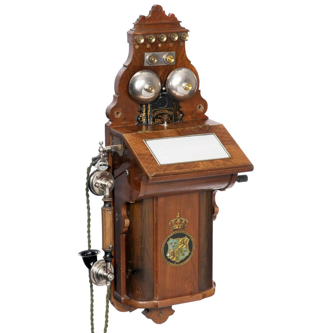 Ericsson Model 345 (AB 530) Wall Telephone, 1895 onwards (1 of 1)