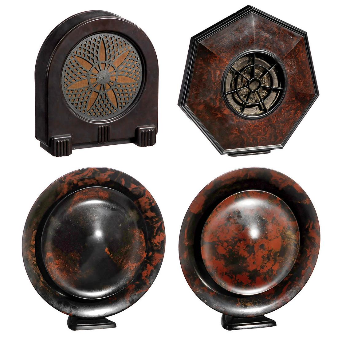 Four Philips Bakelite Loudspeakers, c. 1931 (1 of 9)