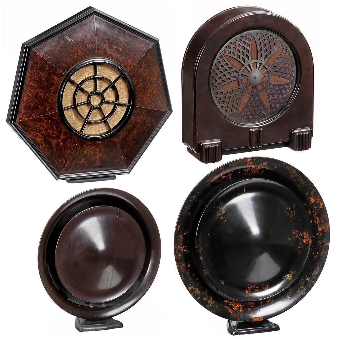 Four Philips Bakelite Loudspeakers, c. 1931 (1 of 5)