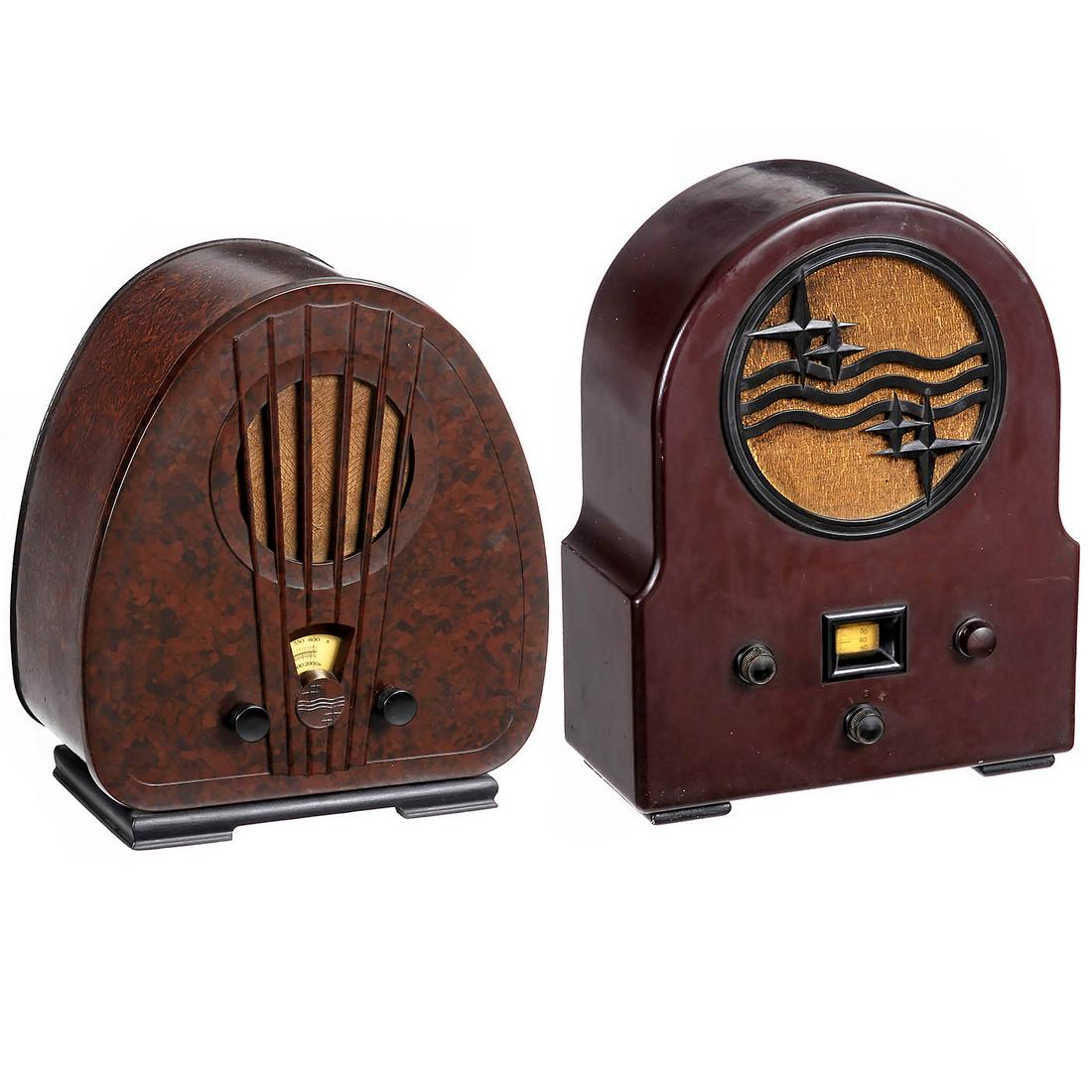 Two Philips Radio Receivers, c. 1933 (1 of 3)