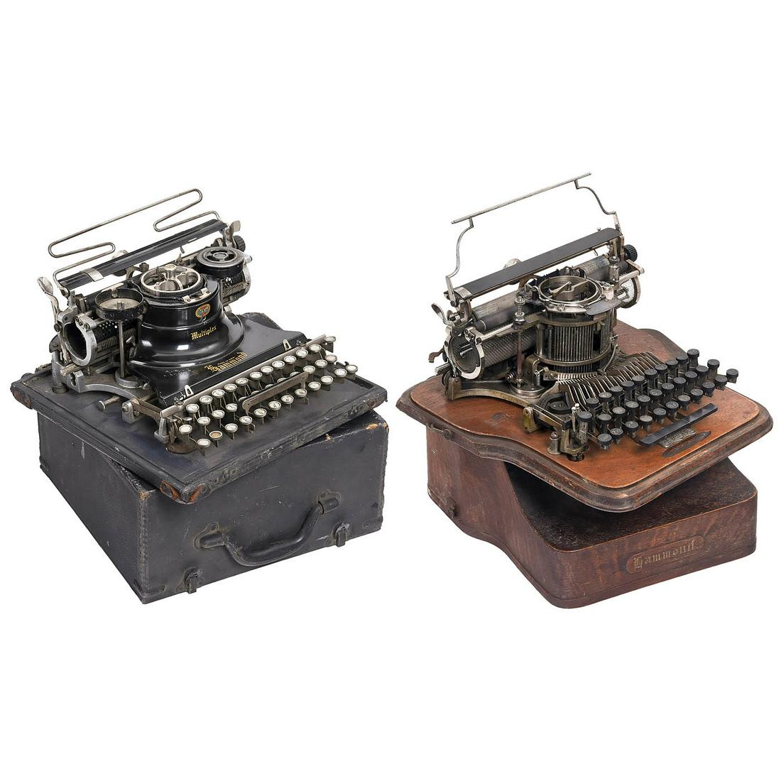 Hammond Multiplex and "Hammond No. 2 Universal" Typewriters (1 of 3)