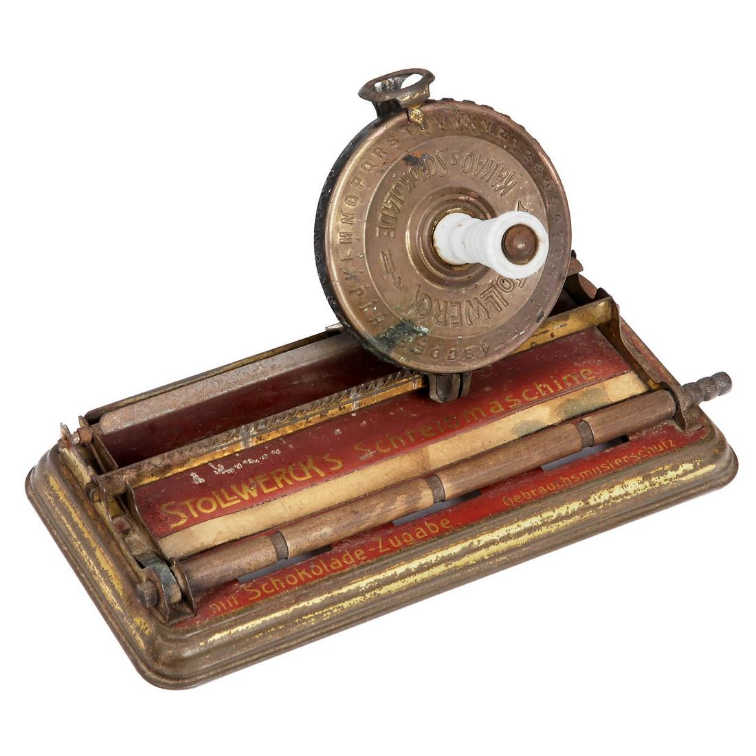 Stollwerck's Typewriter, c. 1920 (1 of 1)