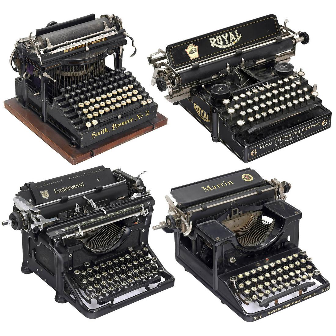 4 American Typewriters (1 of 5)