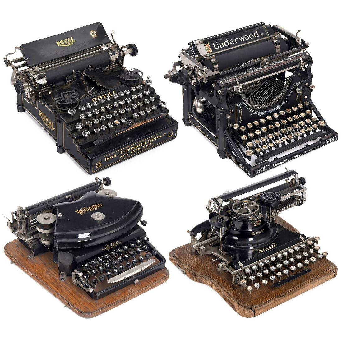 4 American Typewriters (1 of 5)