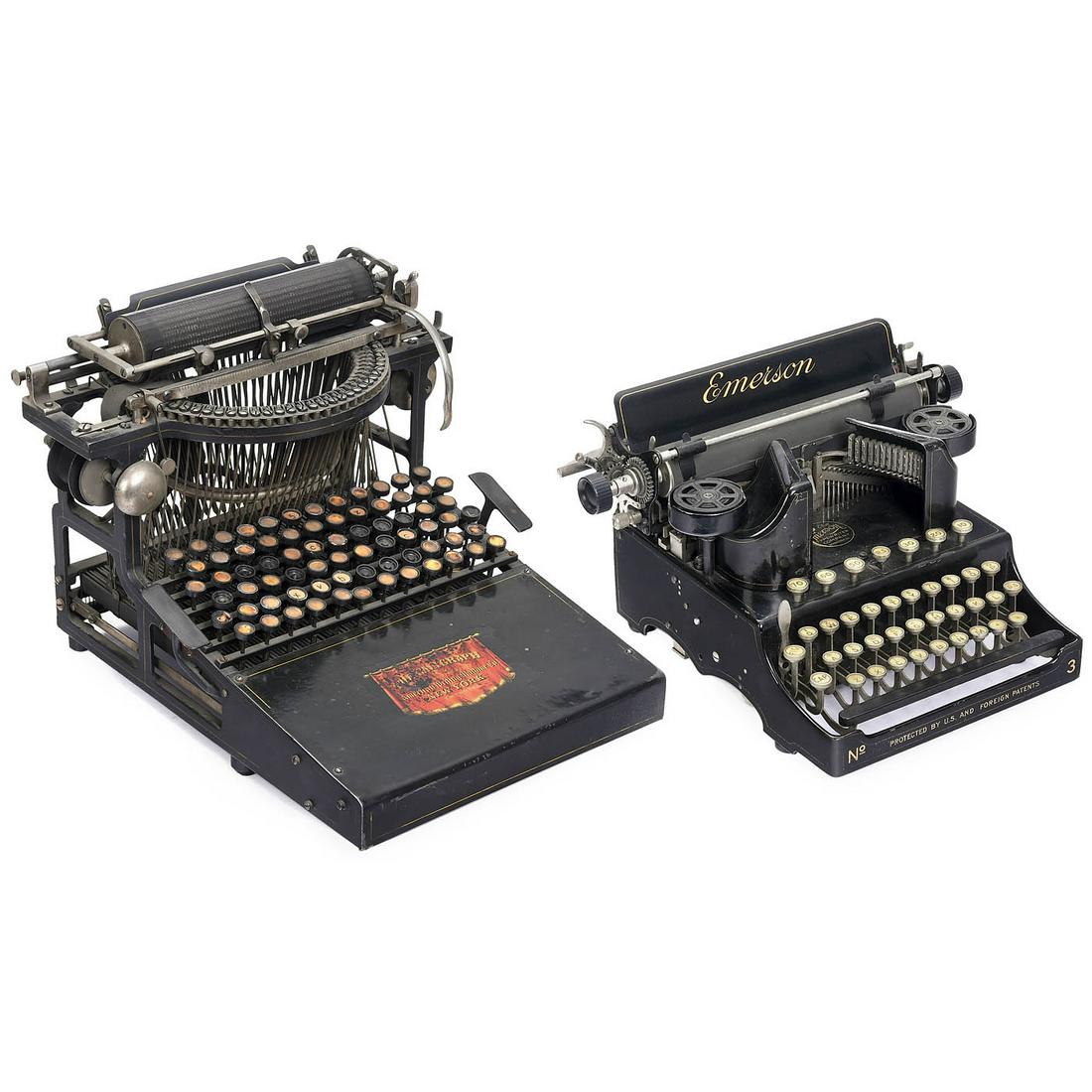 Emerson No. 3 and Caligraph No. 2 (1 of 3)