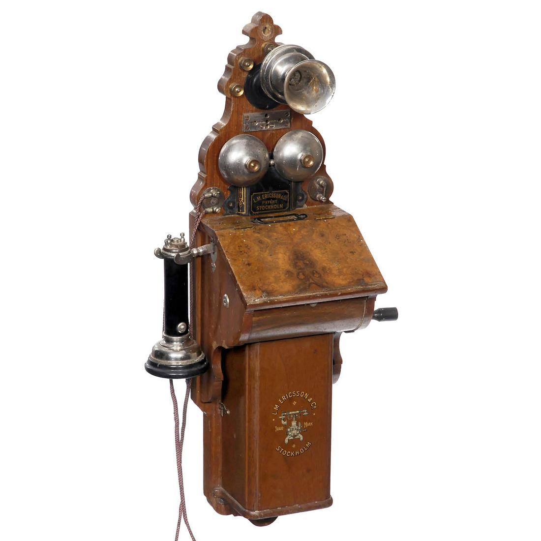 Early Wall Telephone by L.M. Ericsson, c. 1890 (1 of 1)