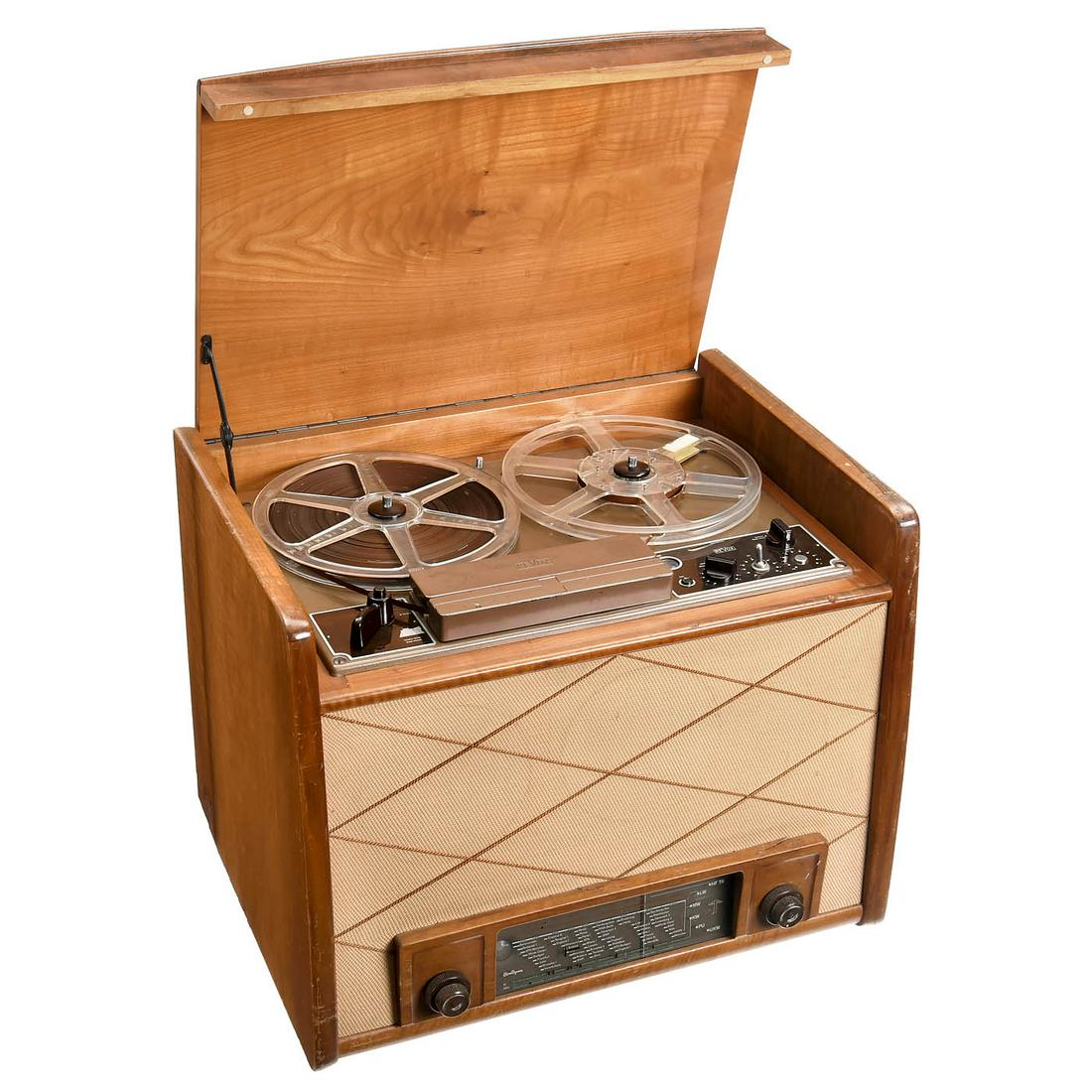 Revox Tape Recorder with Sondyna Radio Receiver, c. 1954 (1 of 2)