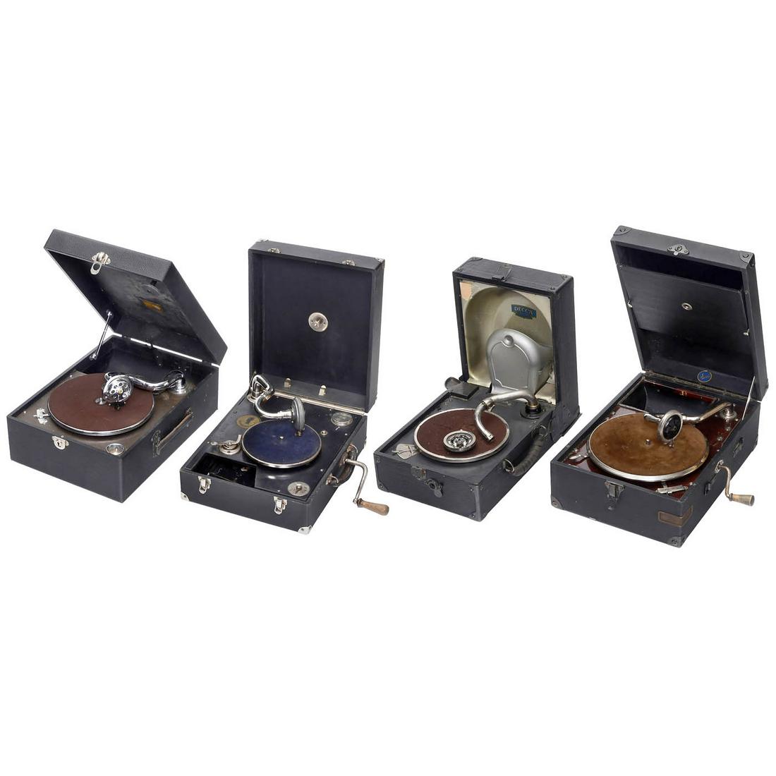 4 Portable Gramophones, 1925 onwards (1 of 3)