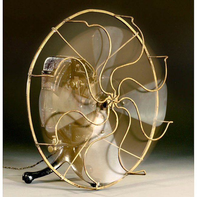 Bi-Polar Electric Fan by Thomas A. Edison, c. 1898: Bi-Polar Electric Fan by Thomas A. Edison, c. 1898 Very early electric fan motor by the ingenious American inventor, with brass blades and cage (replaced). Serial number 6763. - Runs perfectly with a 