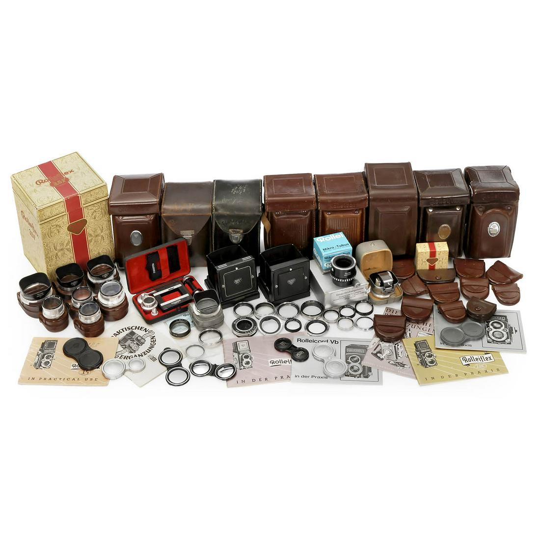 Large Lot of Rolleiflex TLR Accessories (1 of 1)