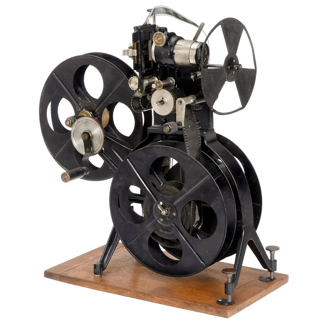 Table Film Projector with Rewinder, c. 1925 (1 of 2)