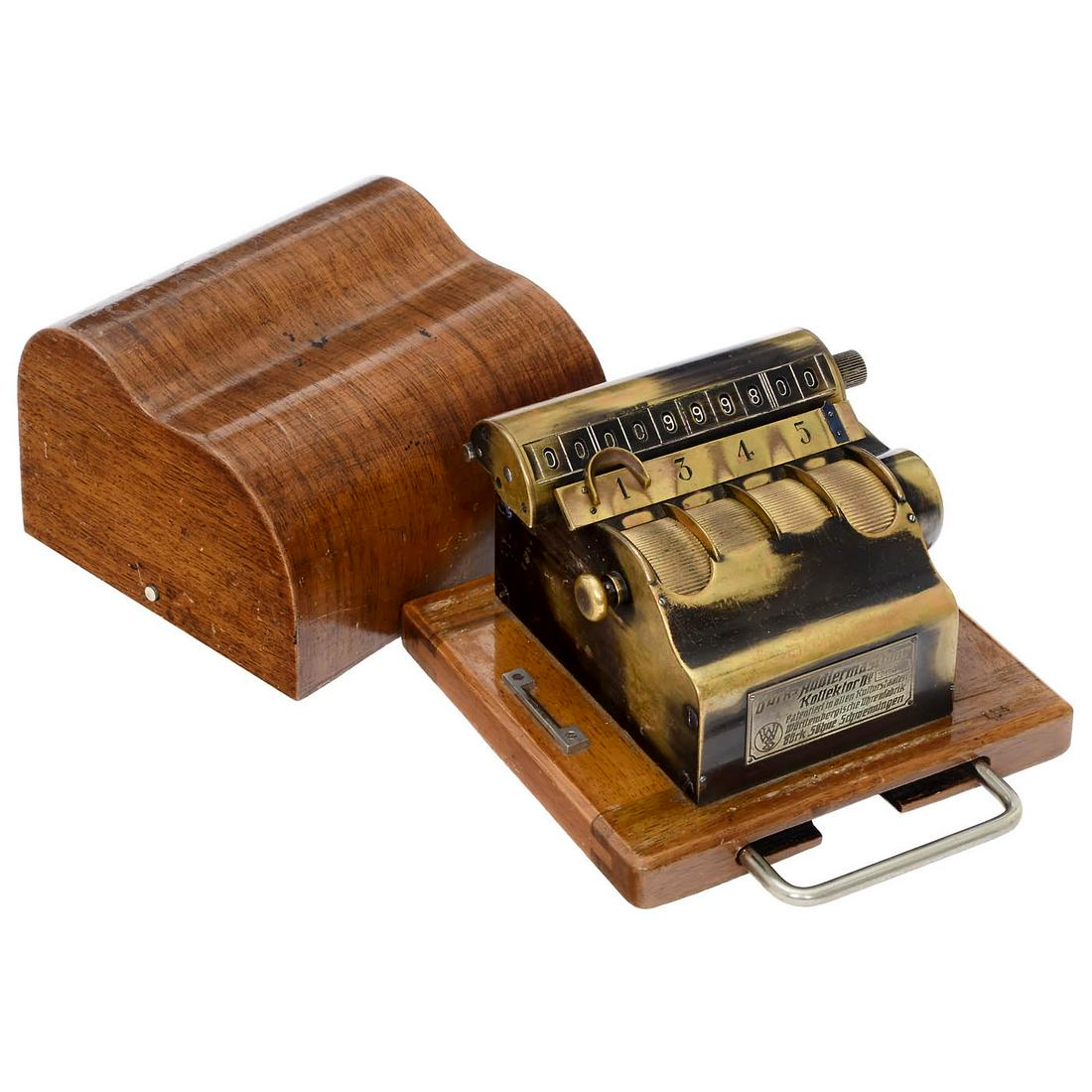 BÃ¼rk's "Kollektor" Adding Machine, c. 1910 (1 of 3)