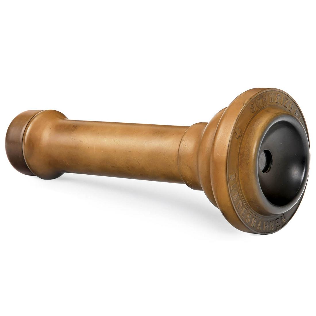 Rare Swiss Railway Telephone Receiver, c. 1895 (1 of 3)