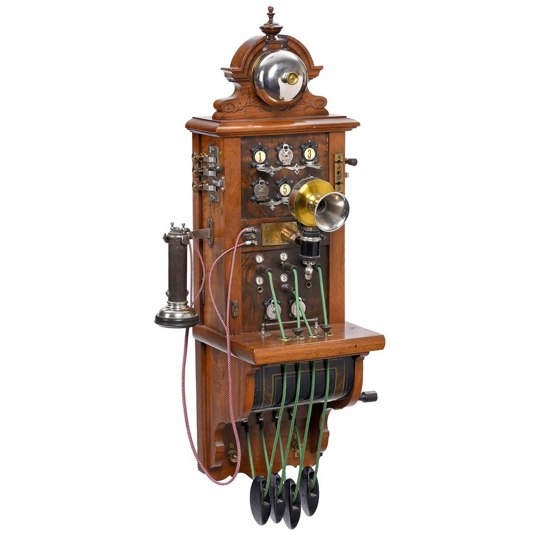 Large Switchboard by L.M. Ericsson No. 621, c. 1890 (1 of 3)