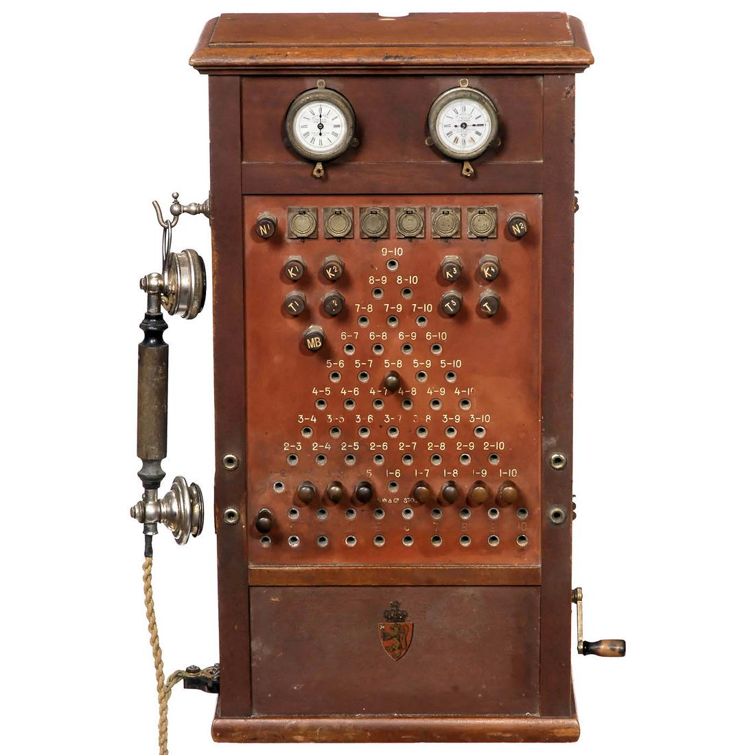 Norwegian Telephone Switchboard, c. 1900 (1 of 2)