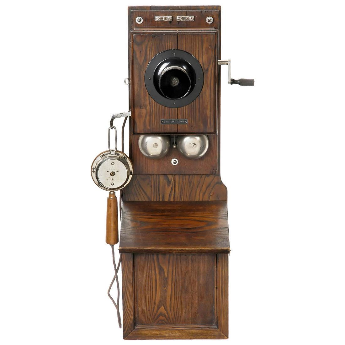 Siemens & Halske Wall Telephone, c. 1910 (1 of 2)