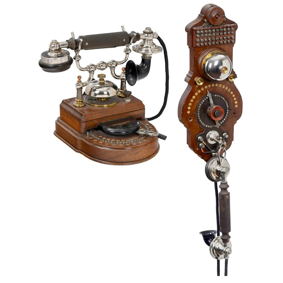 2 Ericsson Intercom Telephones, c. 1910 (1 of 3)
