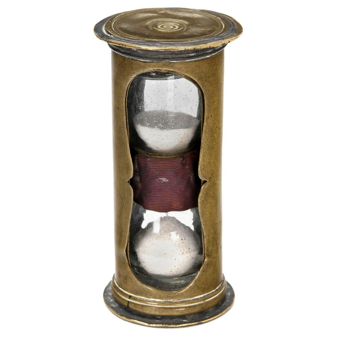 Small Early Traveling Hourglass, c. 1700 (1 of 2)
