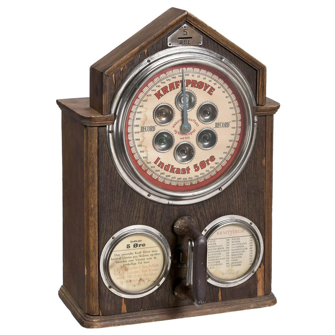 Globus Strength Tester, c. 1930 (1 of 2)