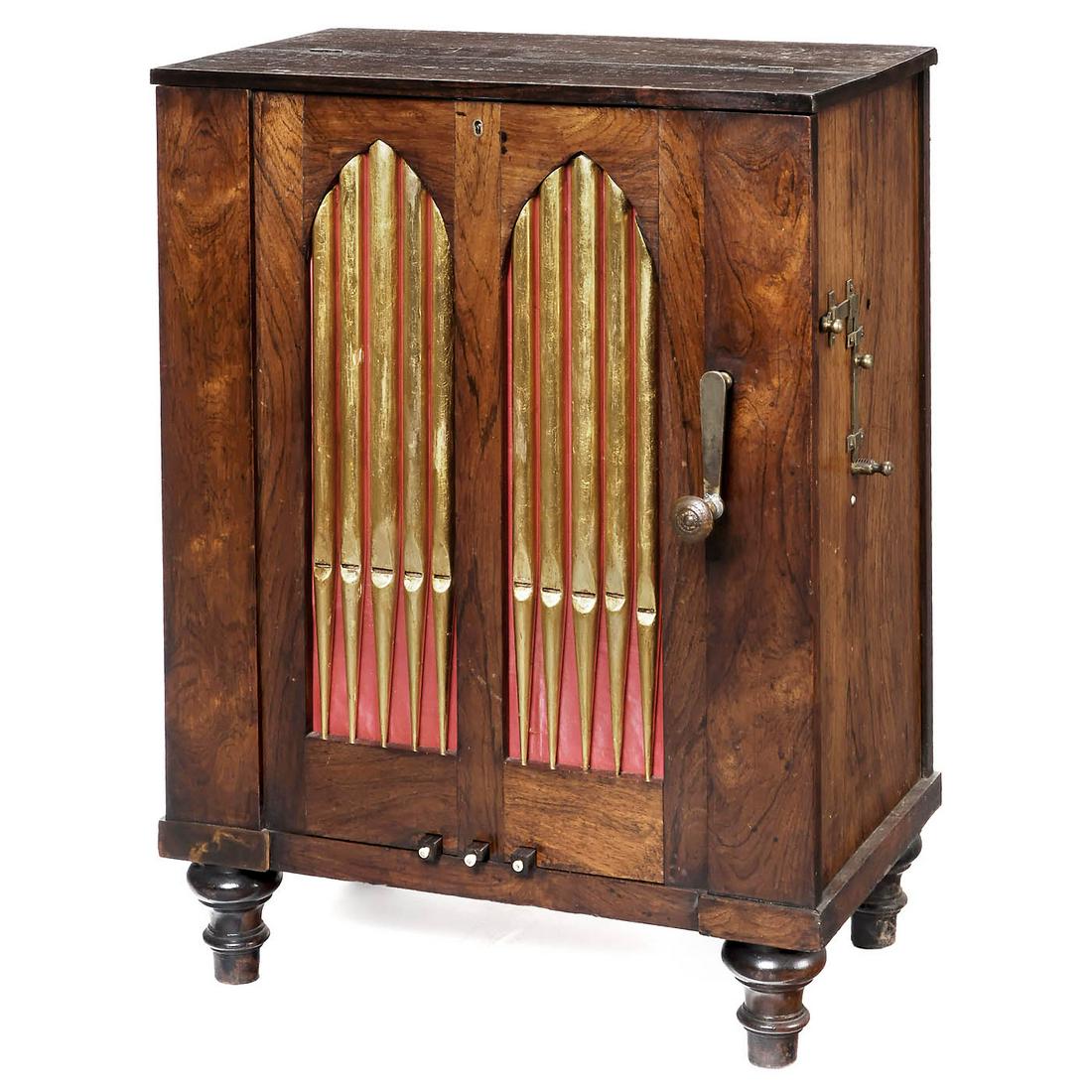 English Chamber Barrel Organ, early 19th Century (1 of 4)