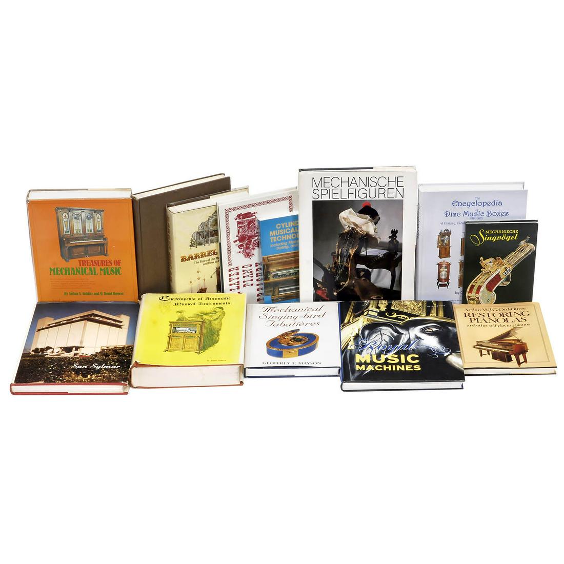 Large Group of Mechanical Music Books (1 of 1)