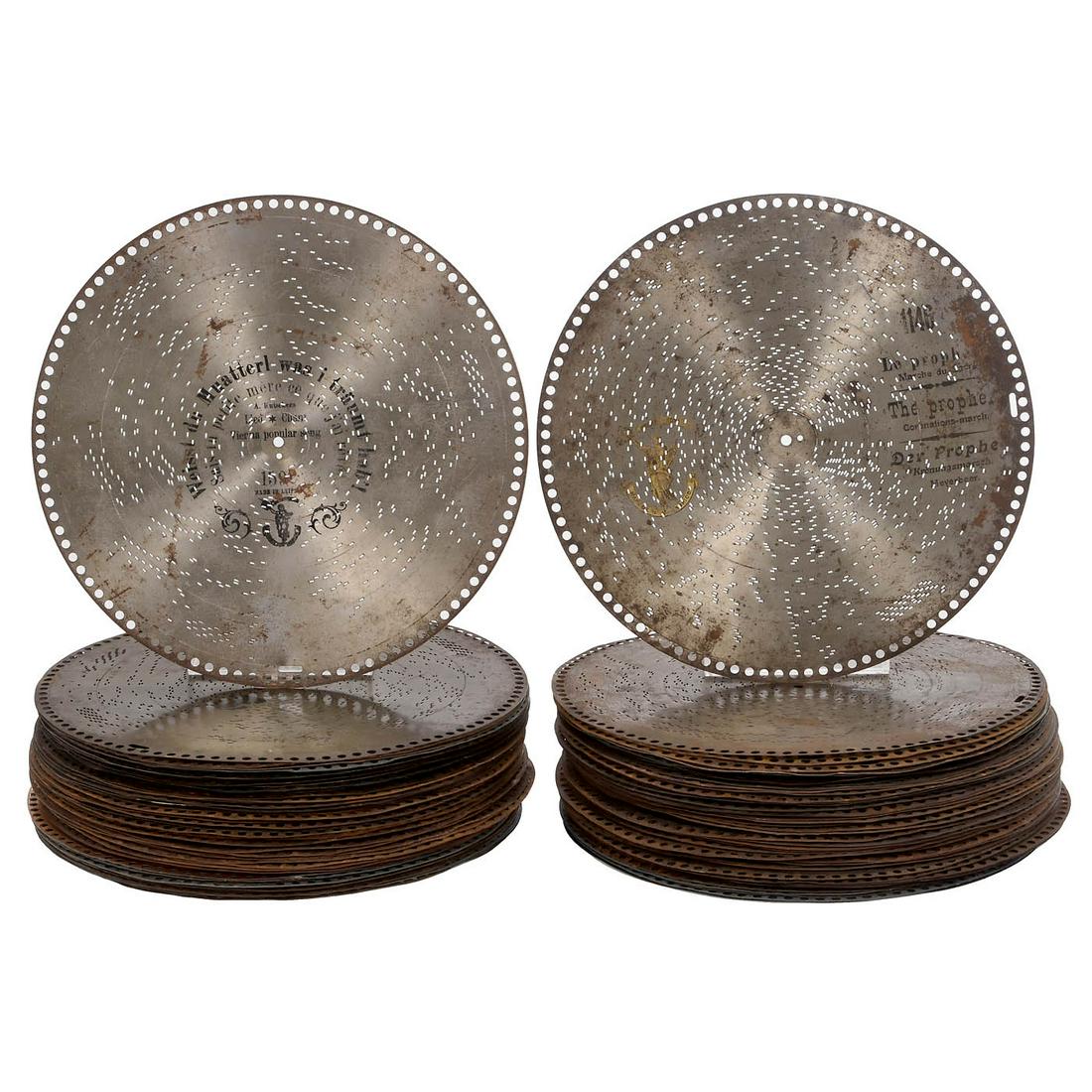 100 Polyphon and Regina 15 Â¾ in. Discs, c. 1900 (1 of 1)