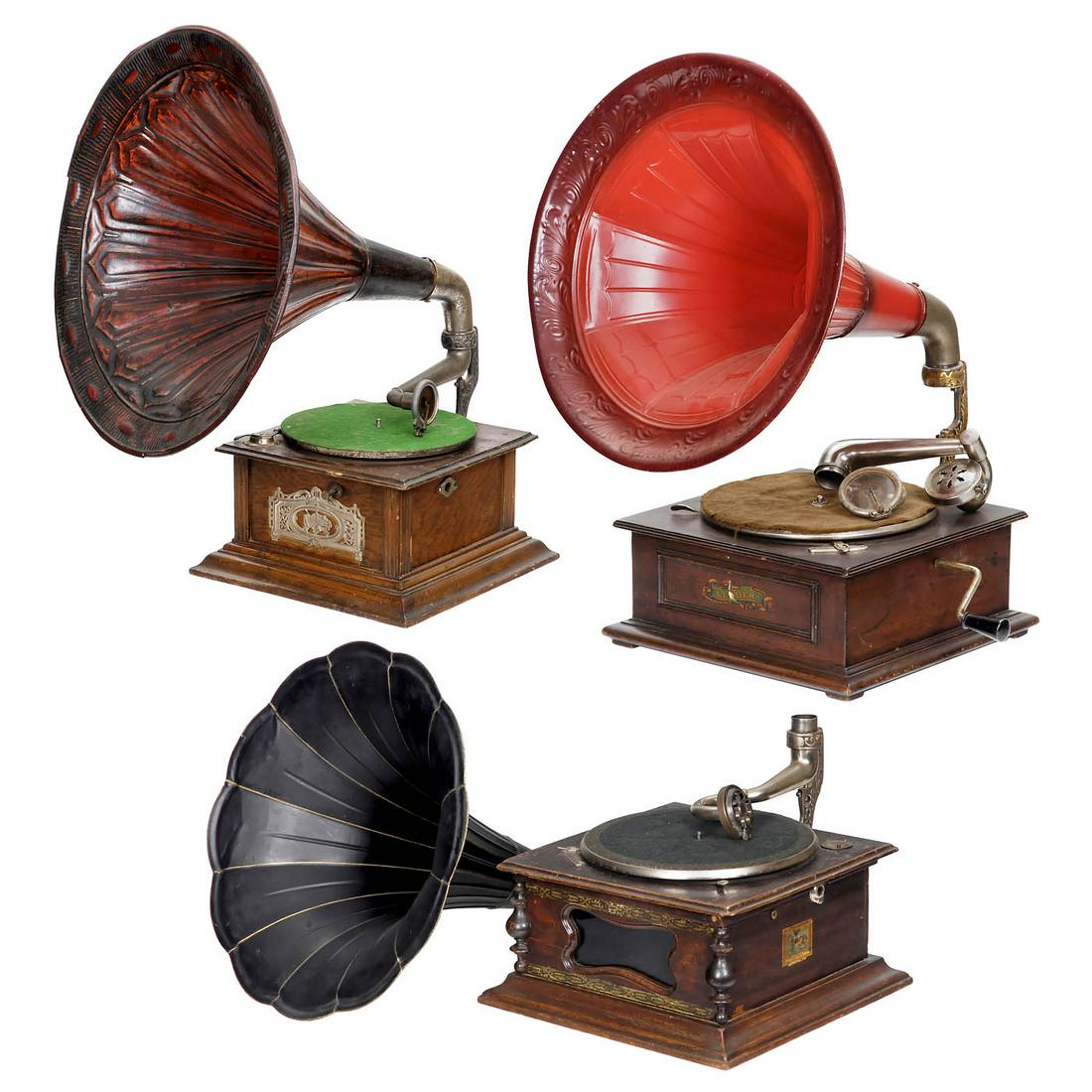 3 Horn Gramophones for Restoration, c. 1914 (1 of 4)