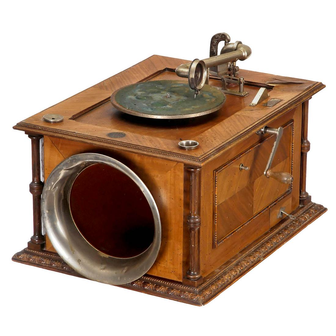 Hymnophon-Sprechmaschine Coin-Operated GraÂ­mophone, c. 1915 (1 of 2)