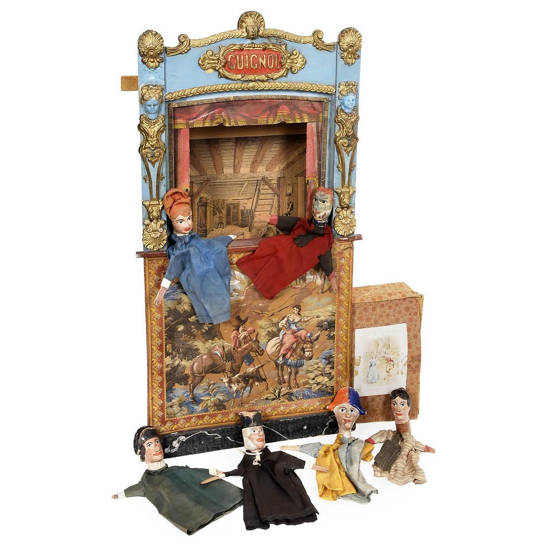 Theater "Guignol" and Puppets, c. 1900 (1 of 1)