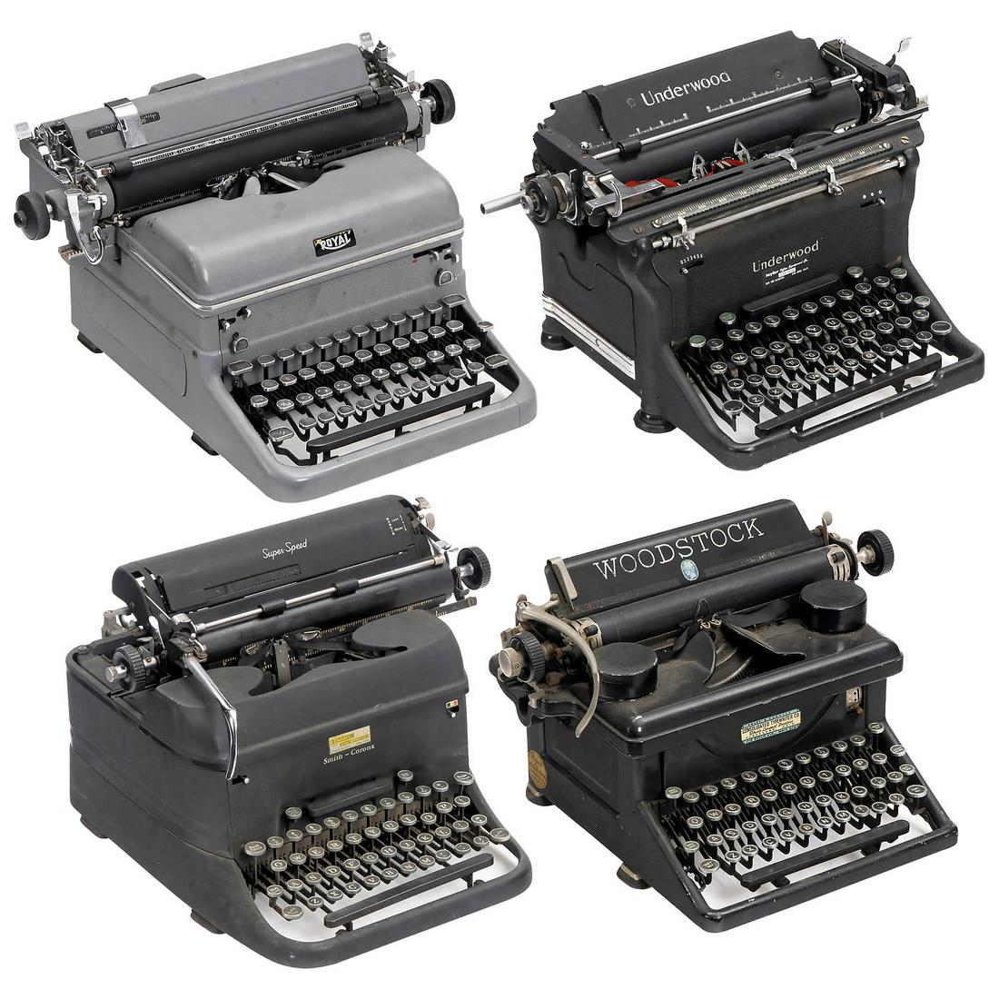 4 American Typewriters for Demonstration Purposes (1 of 5)