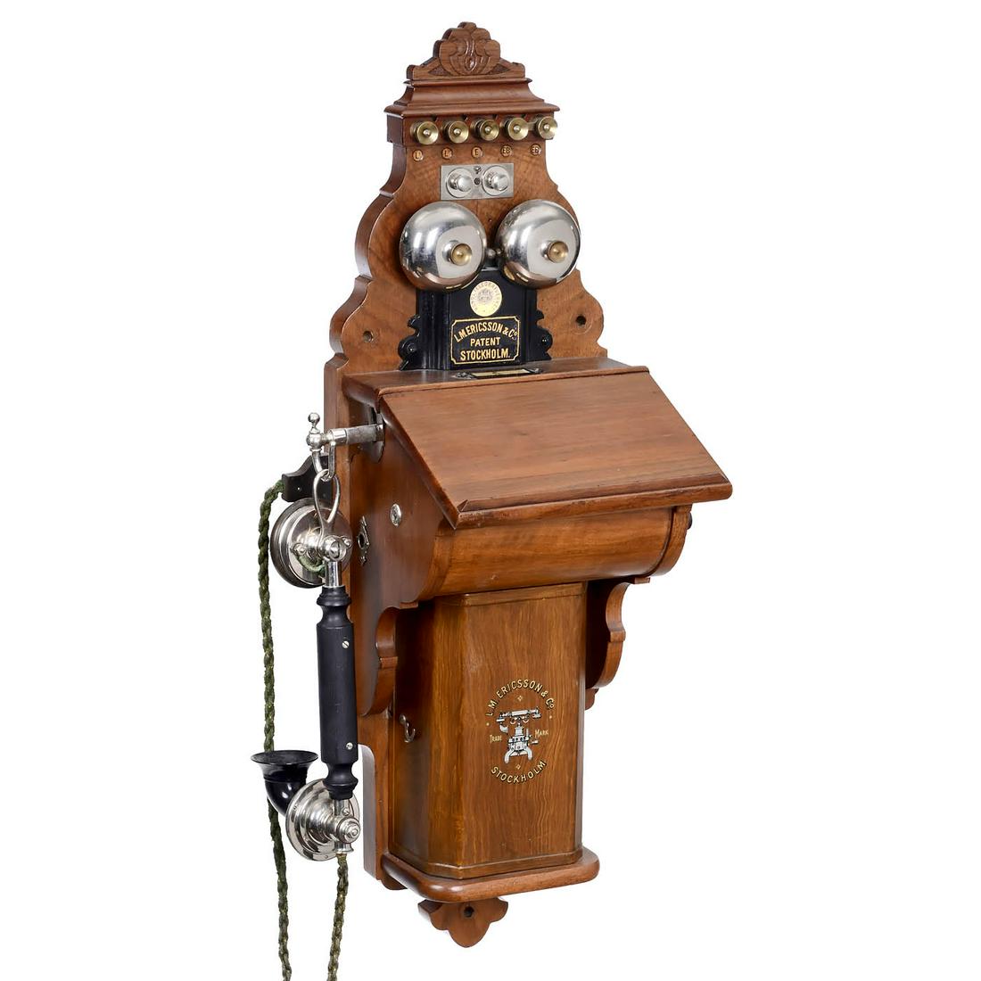 Ericsson Model AB 230 Wall Telephone, 1902 onwards (1 of 1)