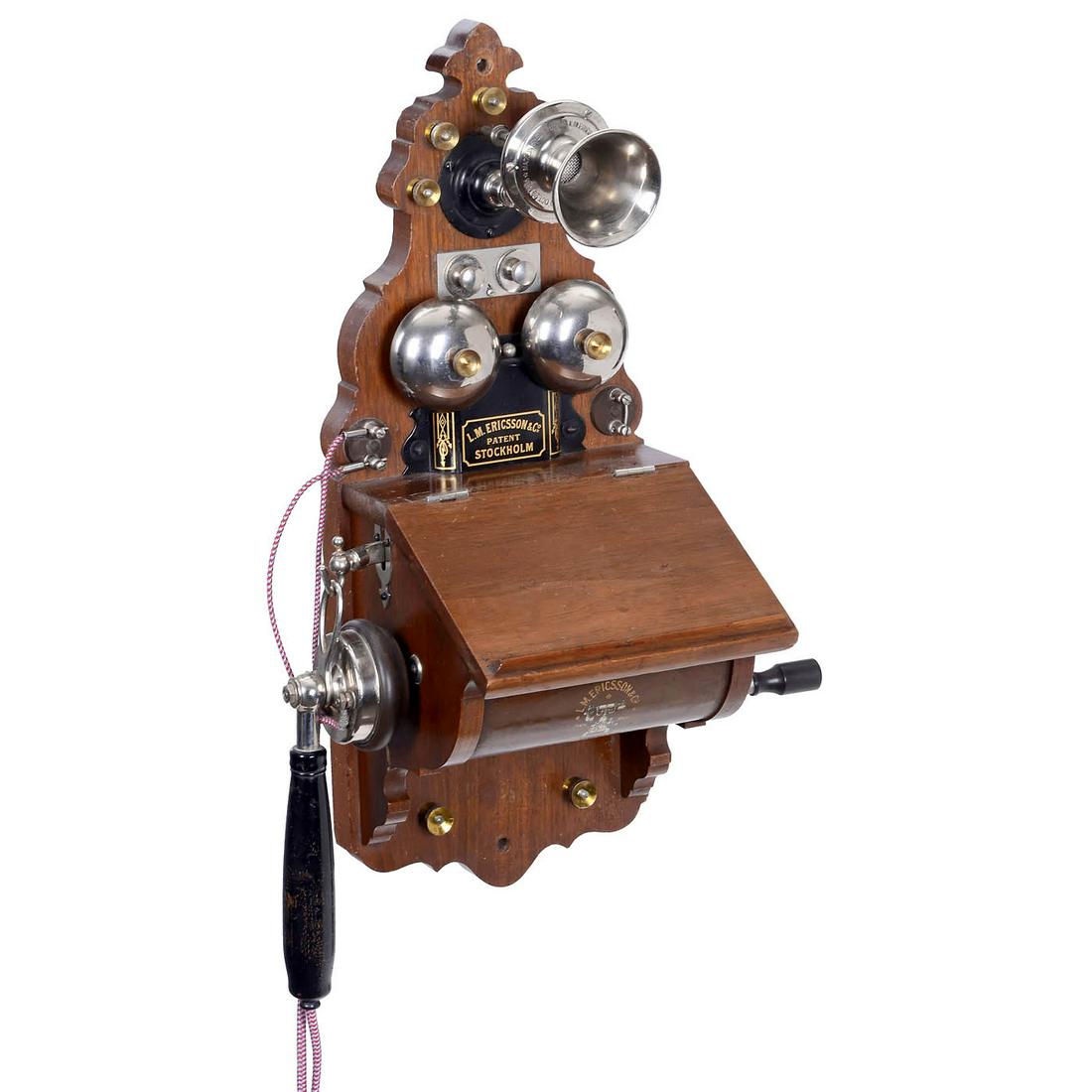 Ericsson Model 305 Wall Telephone, c. 1895 (1 of 1)