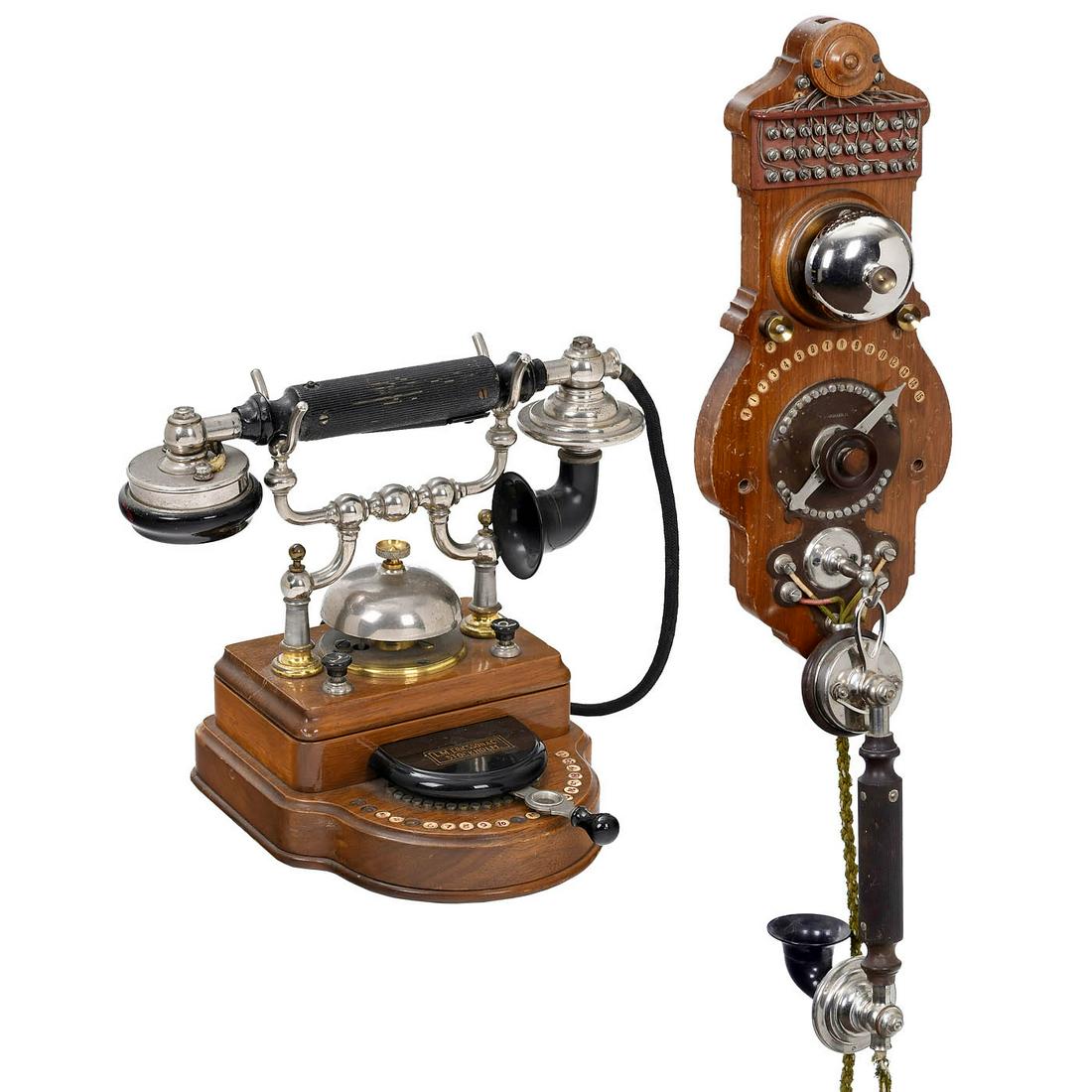 2 Ericsson Intercom Telephones, c. 1910 (1 of 3)