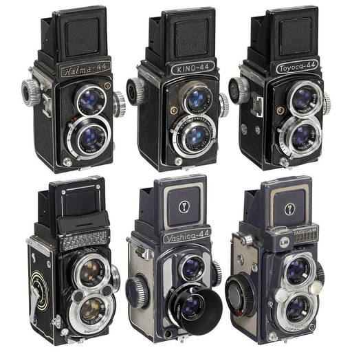 Japanese Tlr Cameras (4 X Cm) For 127 Rollfilm