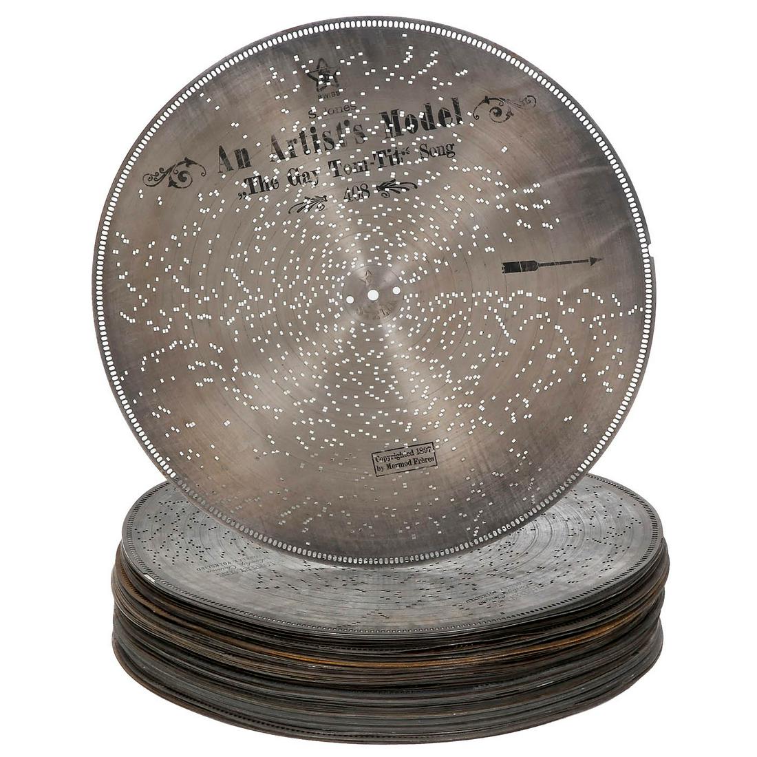 115 Stella 17 ¼-Inch Discs, c. 1900 (1 of 1)