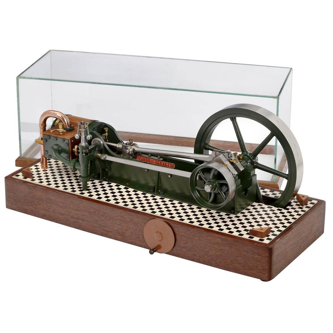 Demonstration Model of the Single-Cylinder Steam Engine "Lady Margaret" (1 of 2)