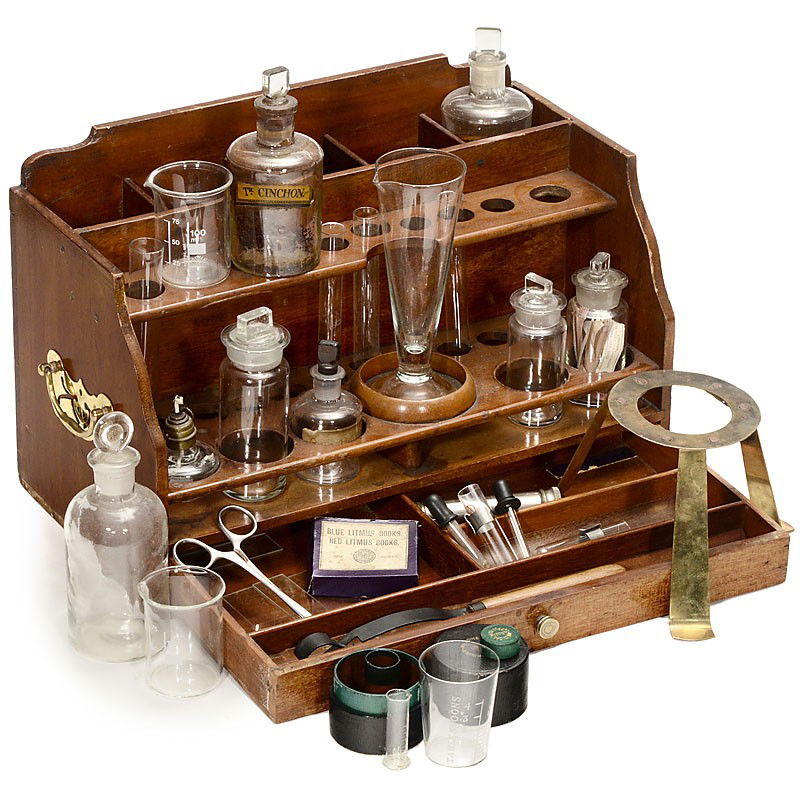 238 Portable Chemistry Lab Equipment, c. 1900 Nov 19, 2011 Auction