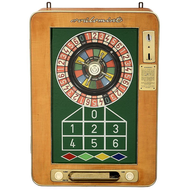 317 German Slot Machine "Roulomint", c. 1955