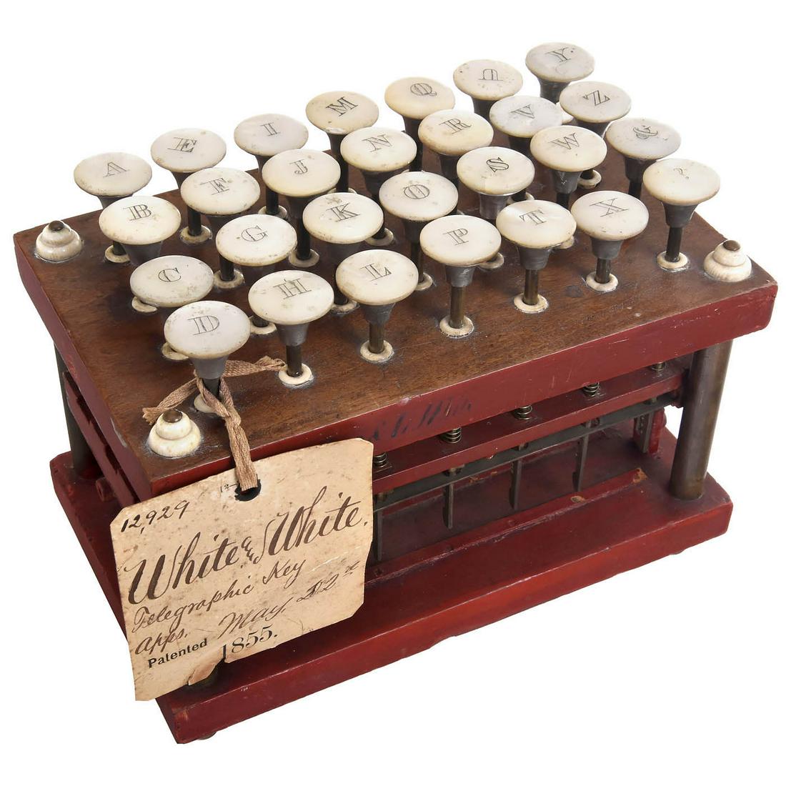 Telegraph Patent Model by White & White, 1855 (1 of 9)