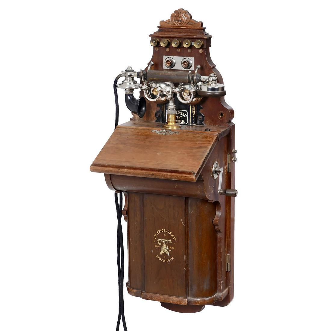 Ericsson Model AB 650 Wall Telephone, 1893 onwards (1 of 1)