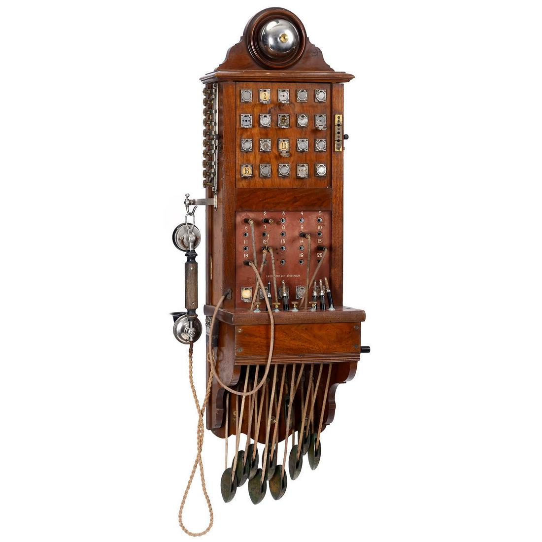 Large Switchboard by L.M. Ericsson, c. 1890 (1 of 2)