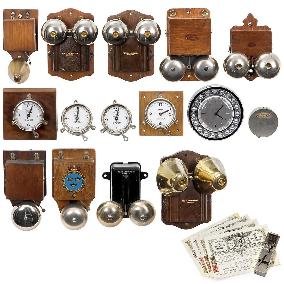 Telephone Bells, Stocks and Call Duration Clocks (1 of 5)