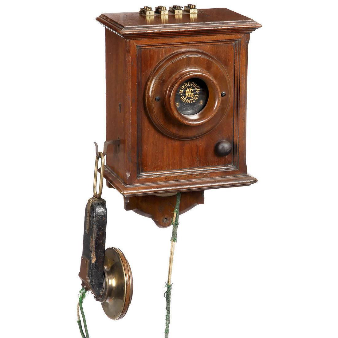 German Mix & Genest Telephone, c. 1895 (1 of 2)