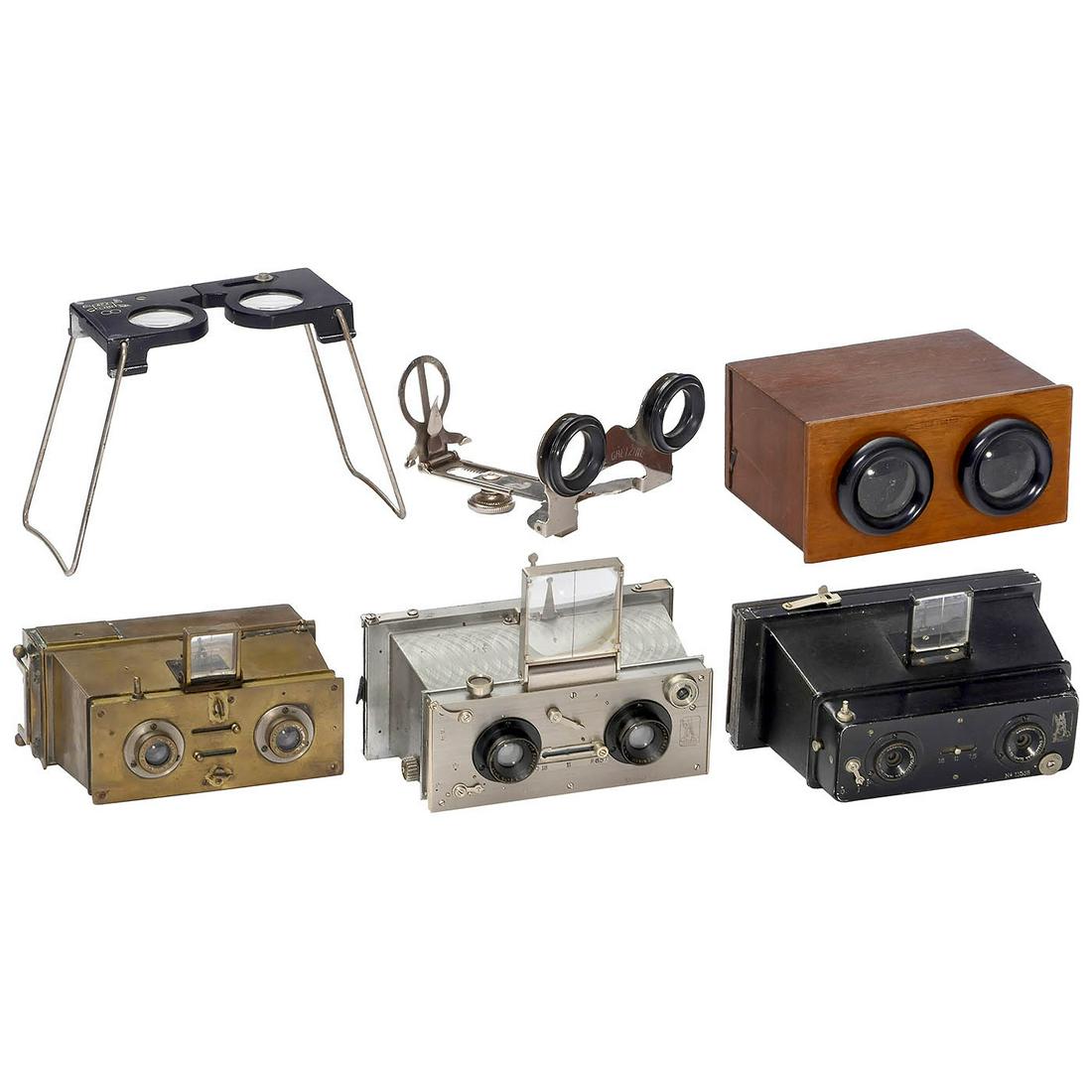 3 Stereo Cameras and 3 Stereo Viewers (1 of 3)