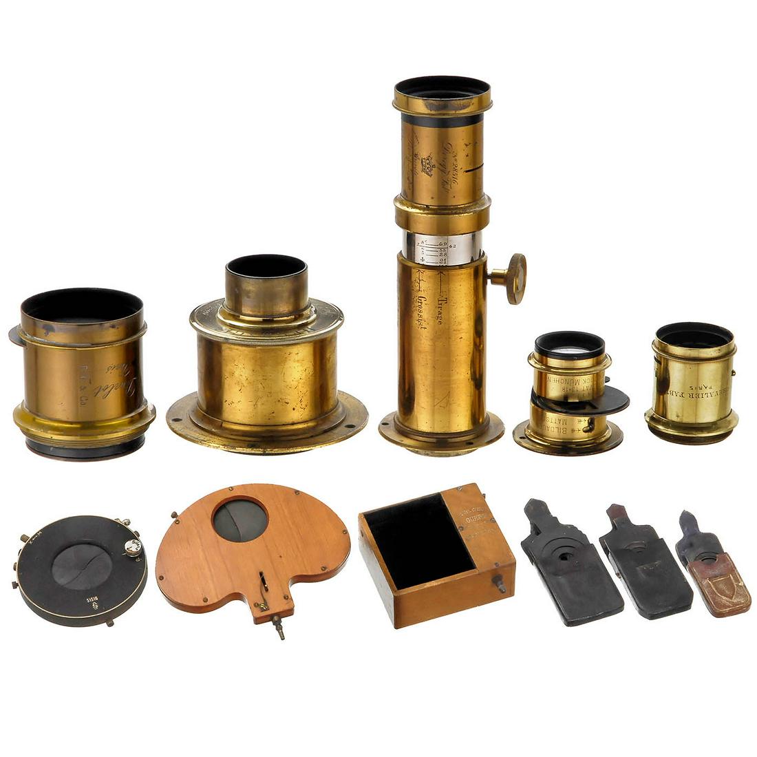 Brass Lenses, Shutters and Waterhouse Stops (1 of 3)