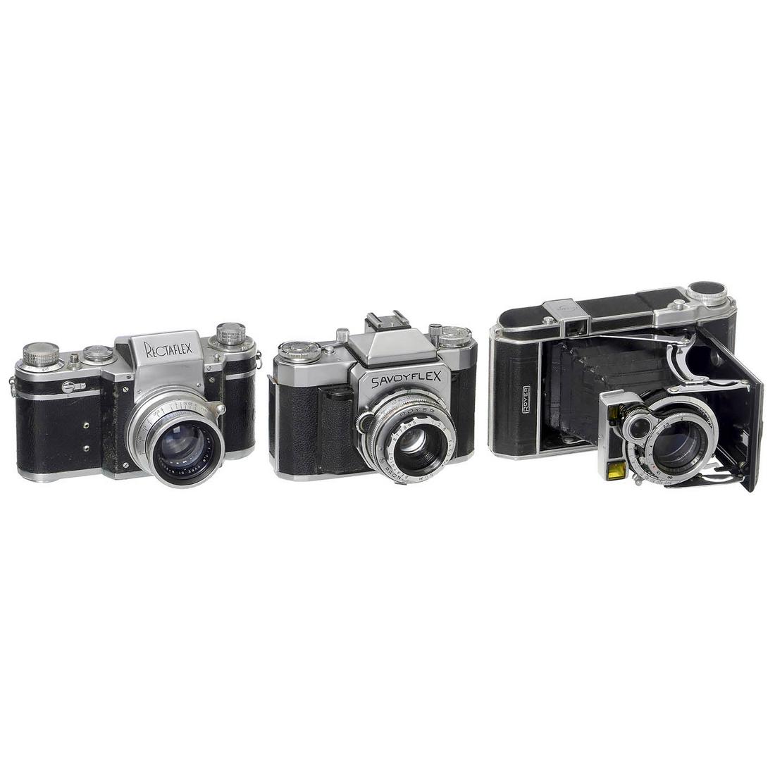 Rectaflex, Savoyflex and Téléroy, c. 1950 (1 of 1)